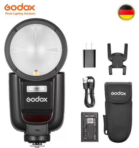 Godox v1pro flash ttl testa - flash,